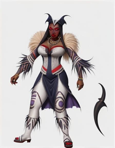 Alluring Female Congolese Vampire: Asanbosam Folklore