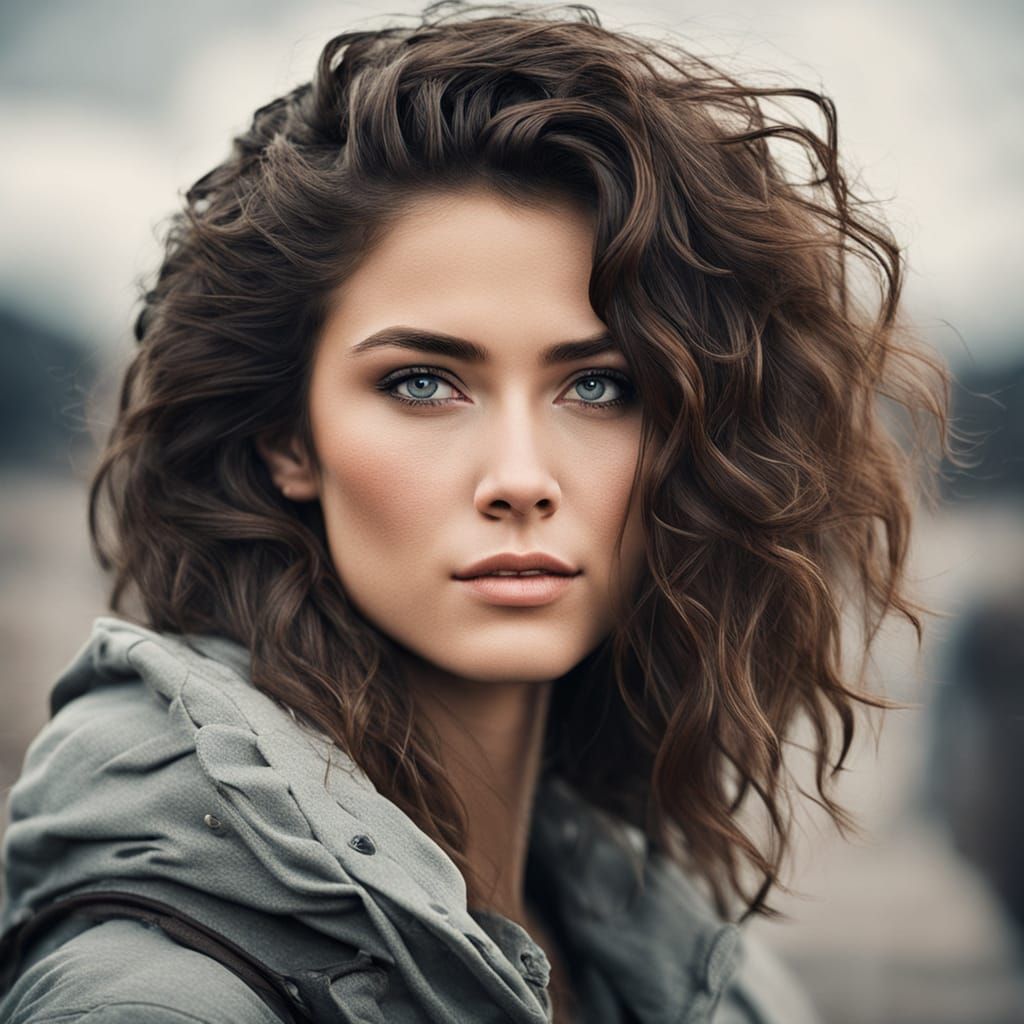 Beautiful Woman Generated by AI