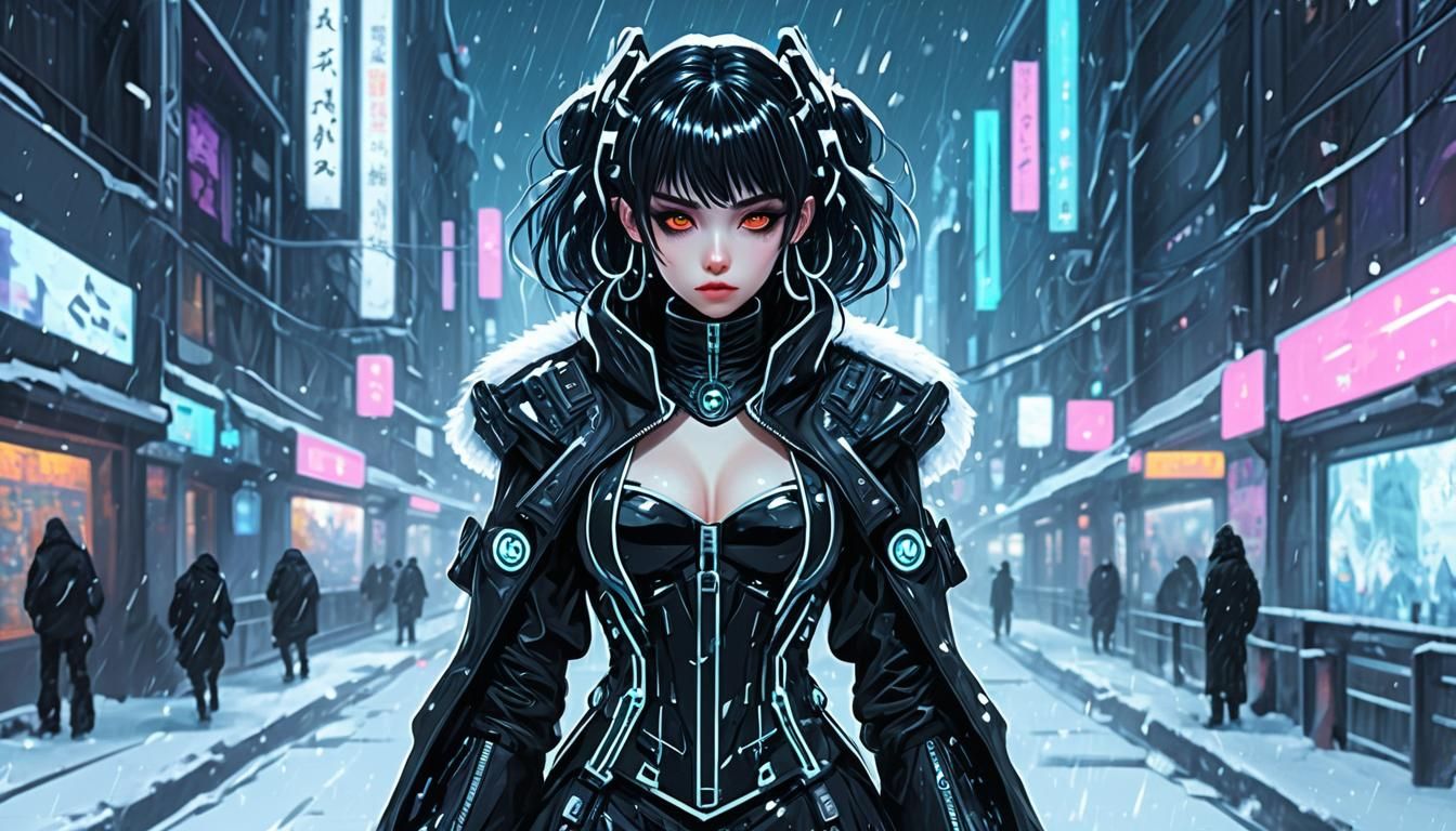 Cyber Ice Woman - Anime