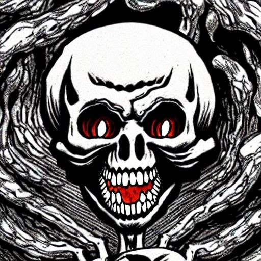 Gashadokuro: Giant Skeleton from Japanese Folklore