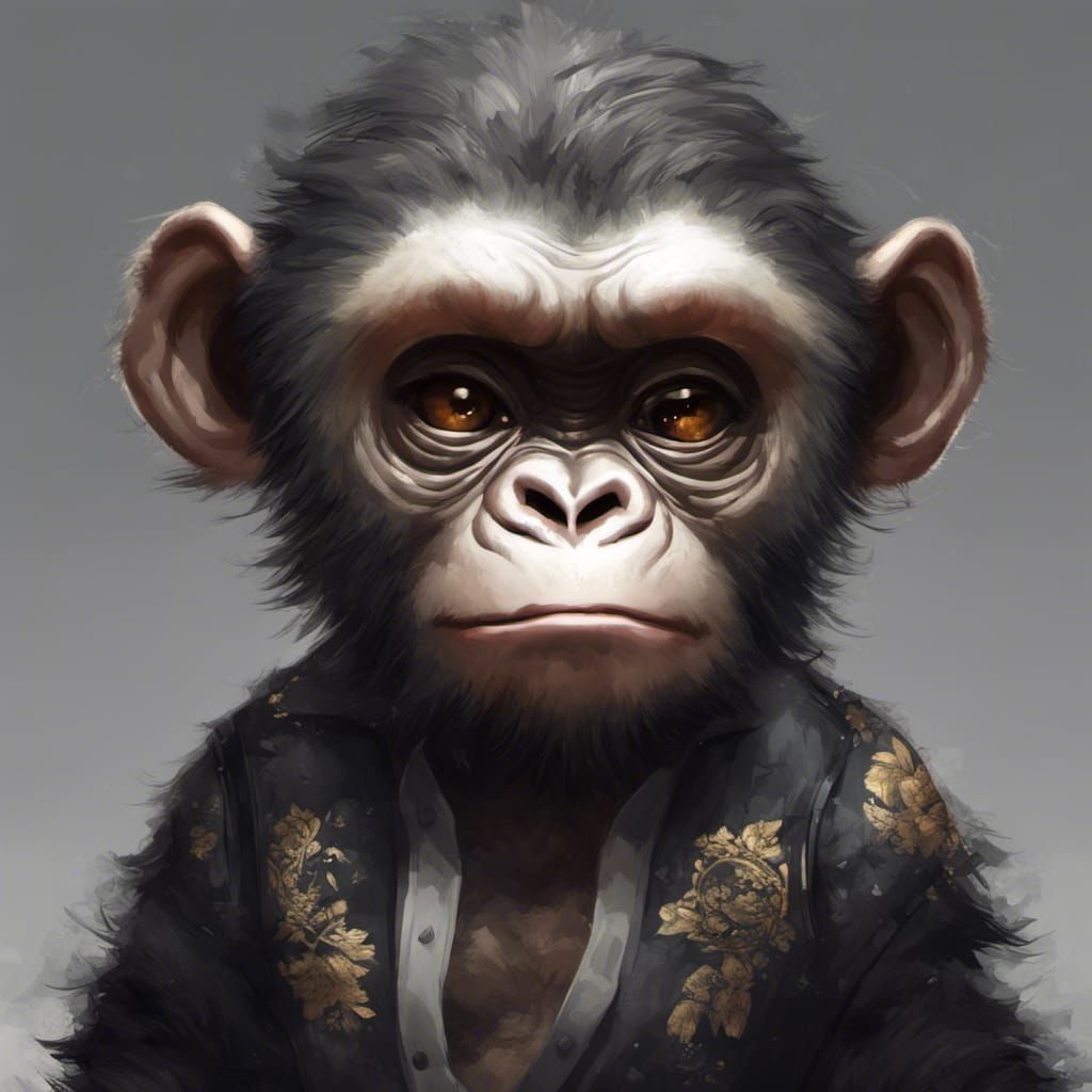 Chibi Gorilla Builds a House: Maximalist Digital Art