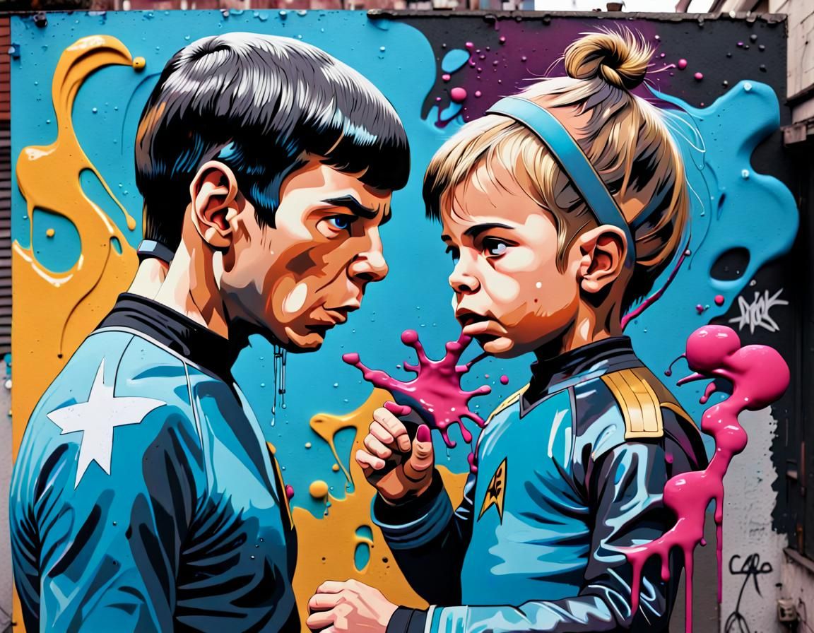 Spock and Captain Kirk's daughter