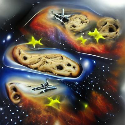 Cookies in Outer Space: Airbrush Art