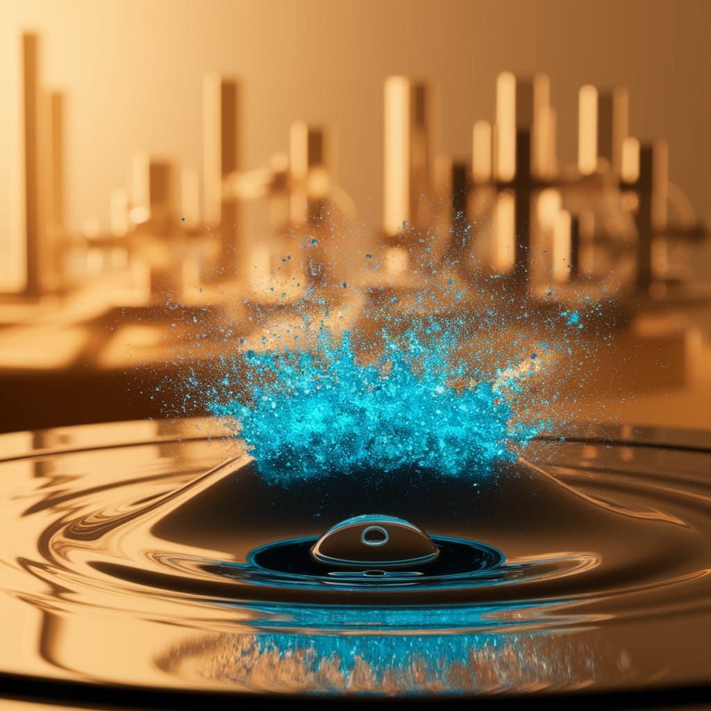 Potassium Reacts with Water in Laboratory Setting