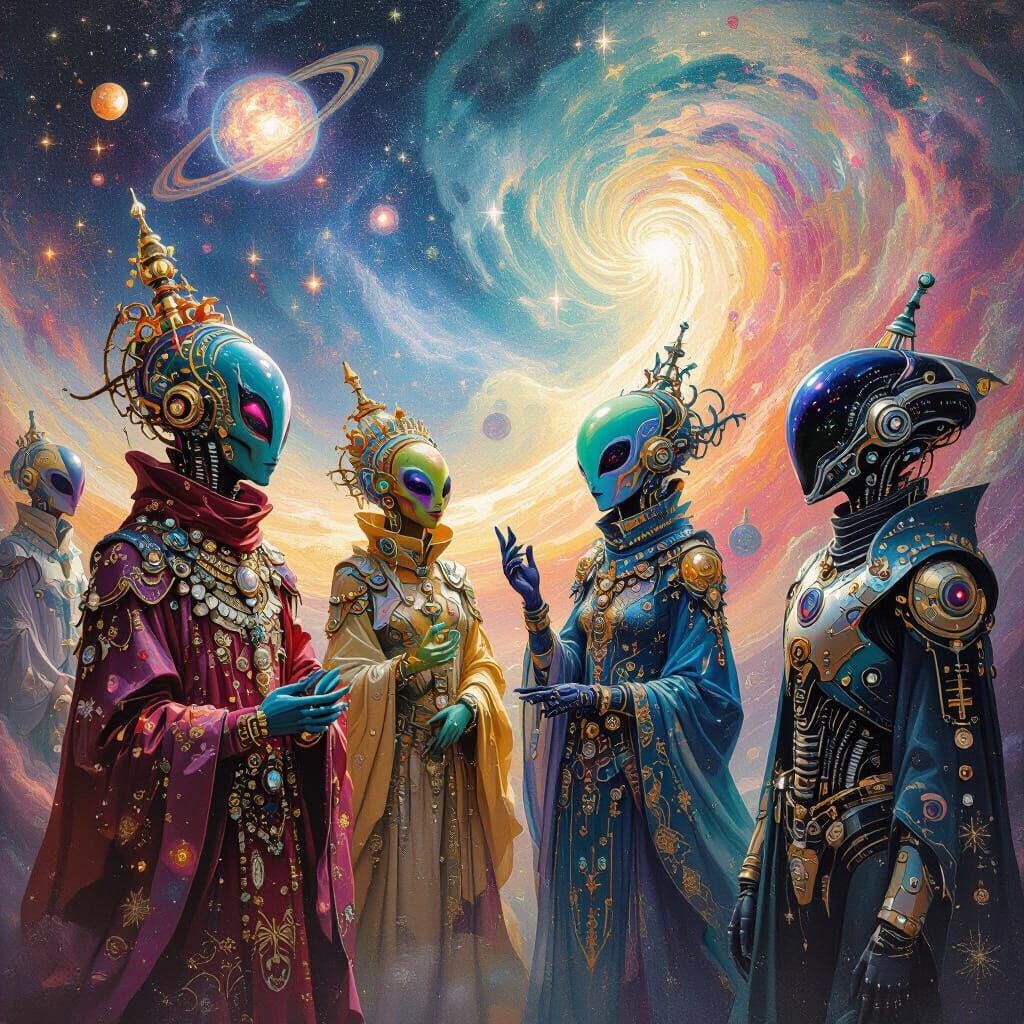 Cosmic Celebration of Benevolent Alien Species