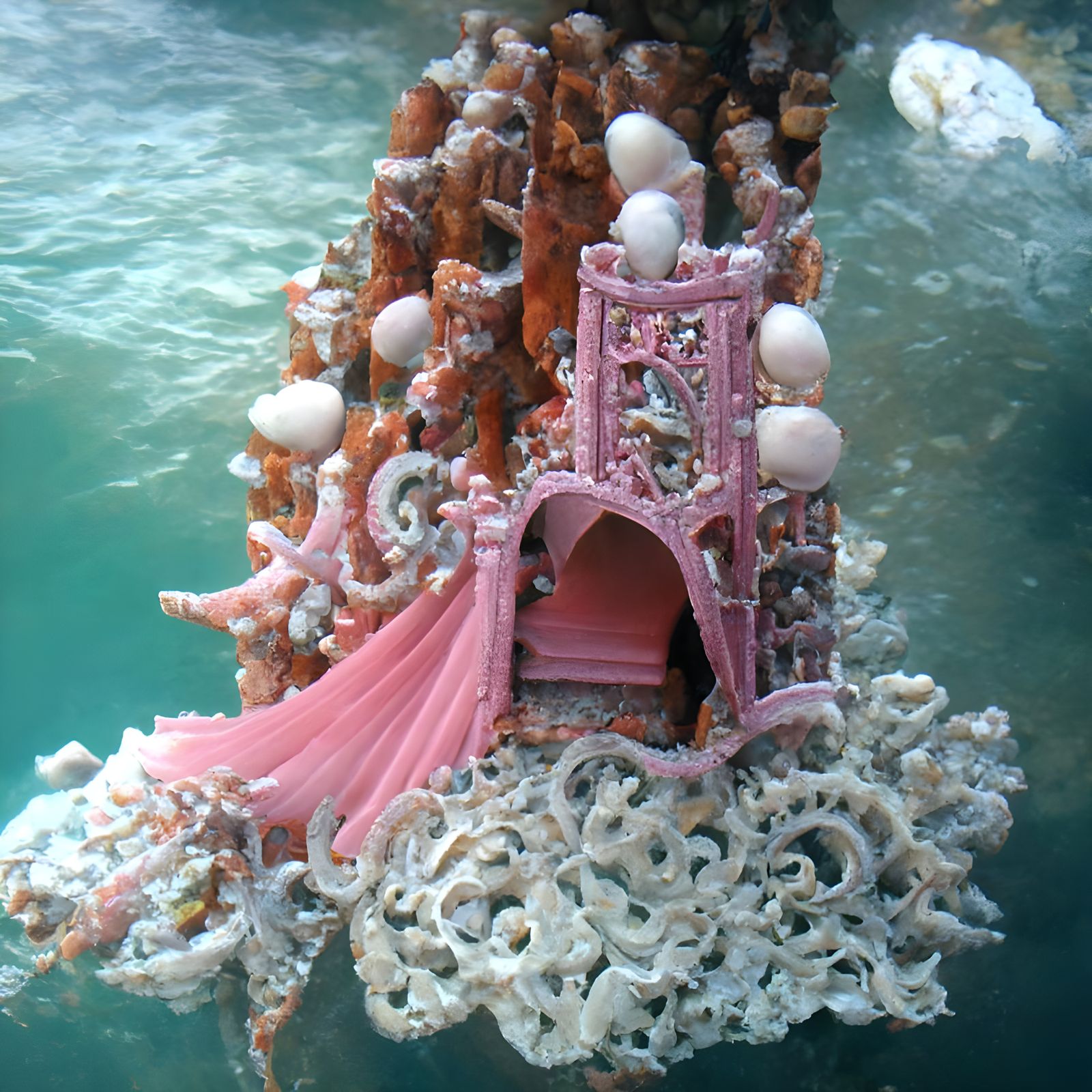 Golden Rings Astral Palace in Mixed Media