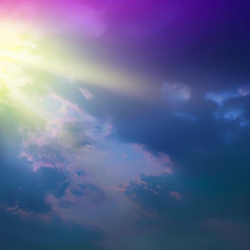 Divine Power: God's Glory in Heavenly Light