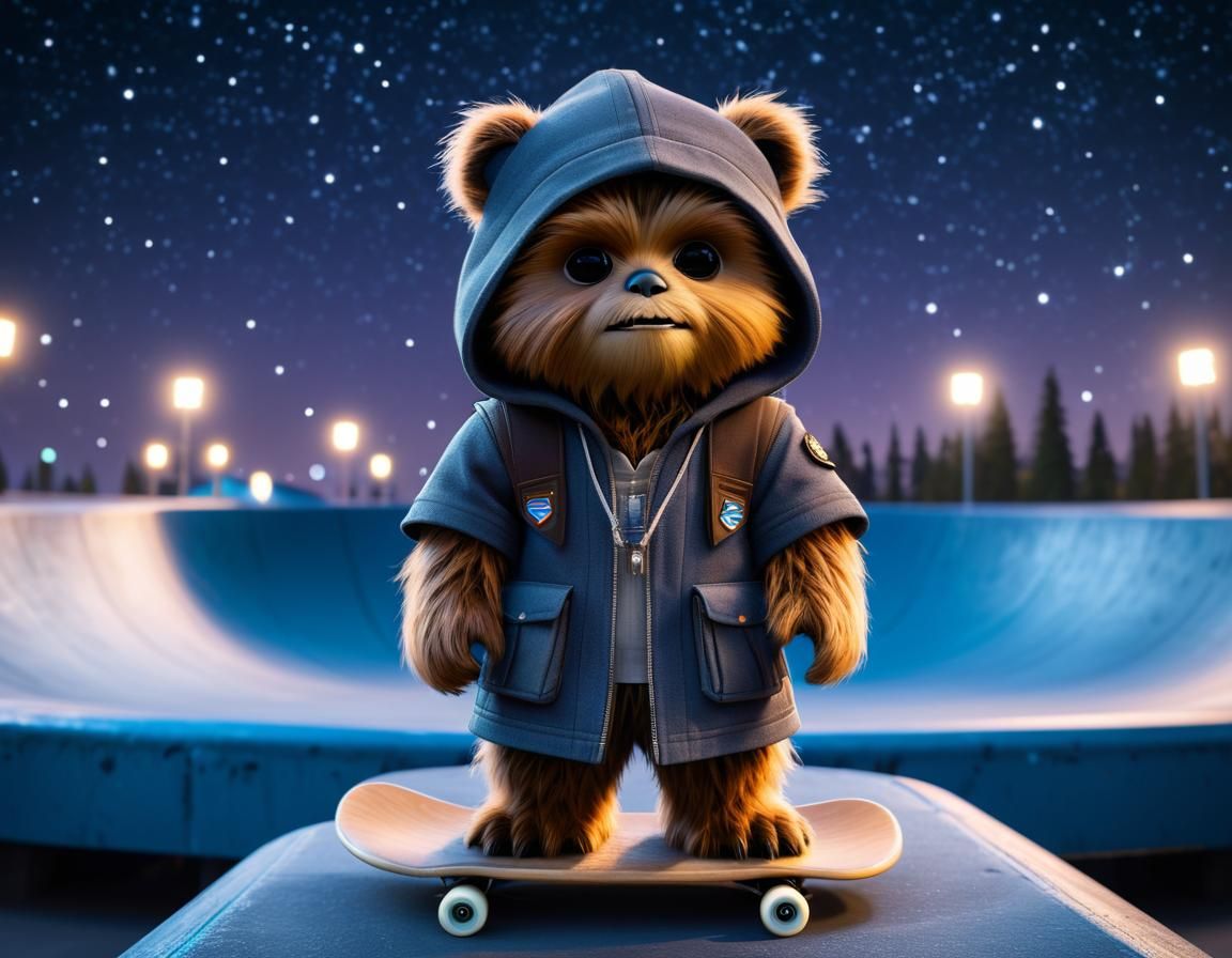 Emo Ewok at The Skatepark