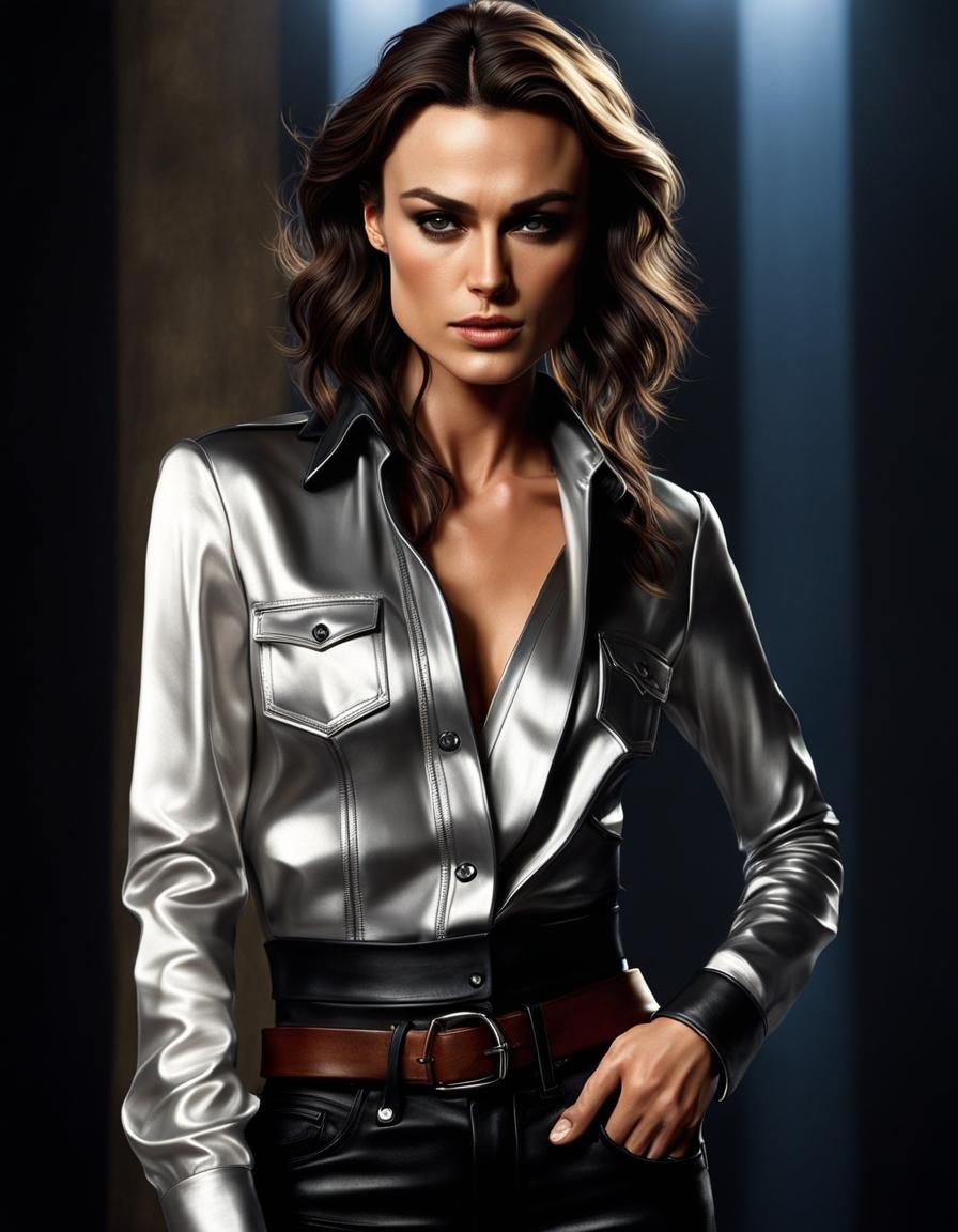 Keira Knightley as Rockstar Model in Ultrarealistic Detail