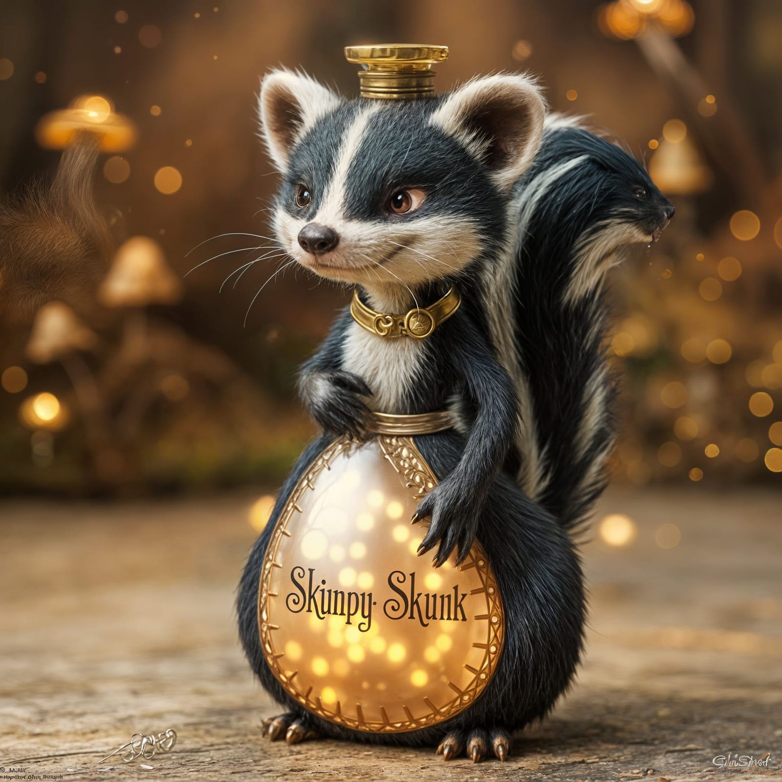 Skimpy Skunk's designer Stank Stench