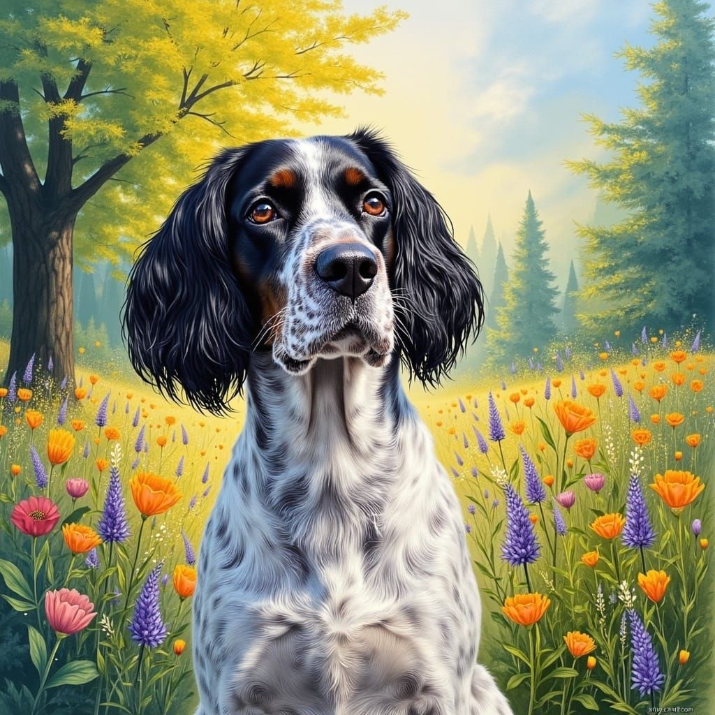 Elegant Sami Woman Welcomes Spring in a Vibrant Garden