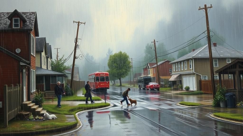 Surreal Scene as Oil Painting by James Gurney
