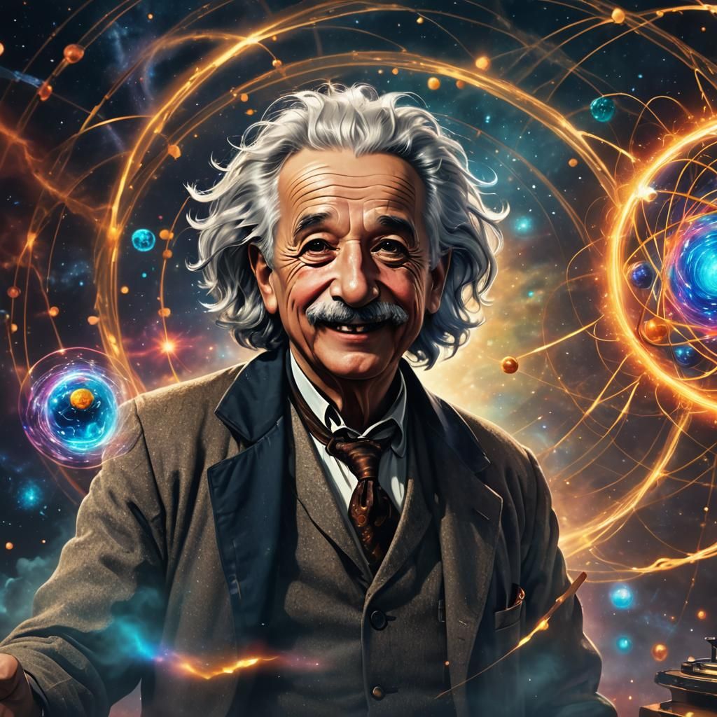 Einstein Concept Art: Newton Innovations in Matte Painting