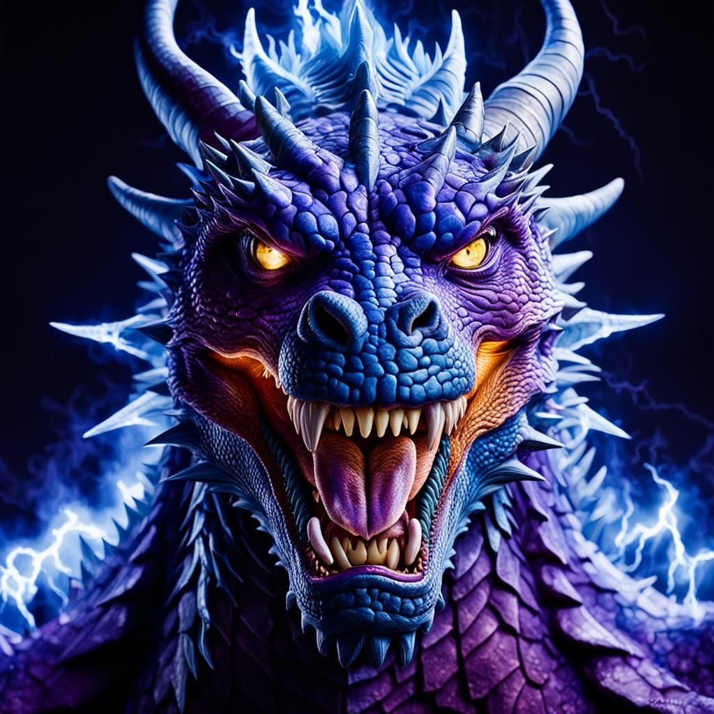 Rebirth of a Purple Lightning Space Dragon