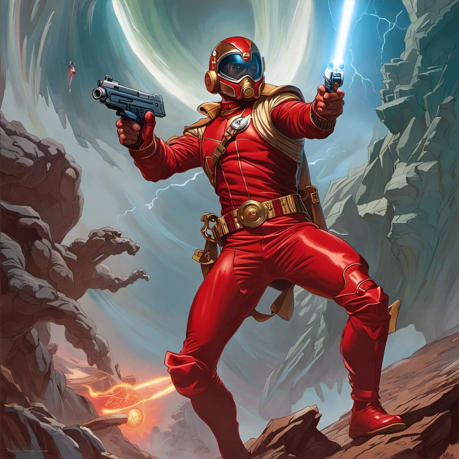 Flash Gordon, Chewing Bubble Gum and Kicking @#%!