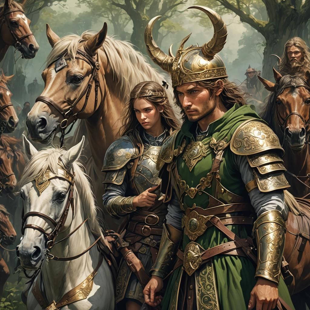 Fantasy Portrait: Woman in a Dreamy World