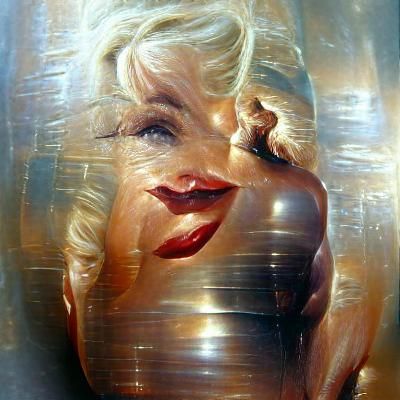 Marilyn Monroe Oil Painting by James Gurney