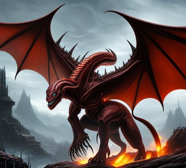 the evil alien xenomorph with acid blood green skin sharp te...