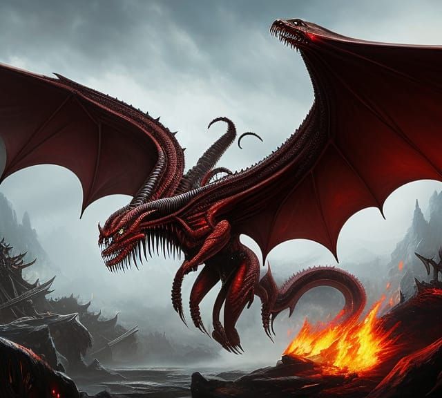 the evil alien xenomorph with acid blood green skin sharp te...