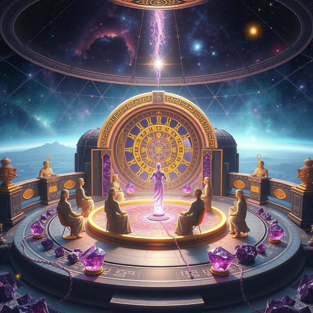 Atlantis Masters Chart Course with Crystals