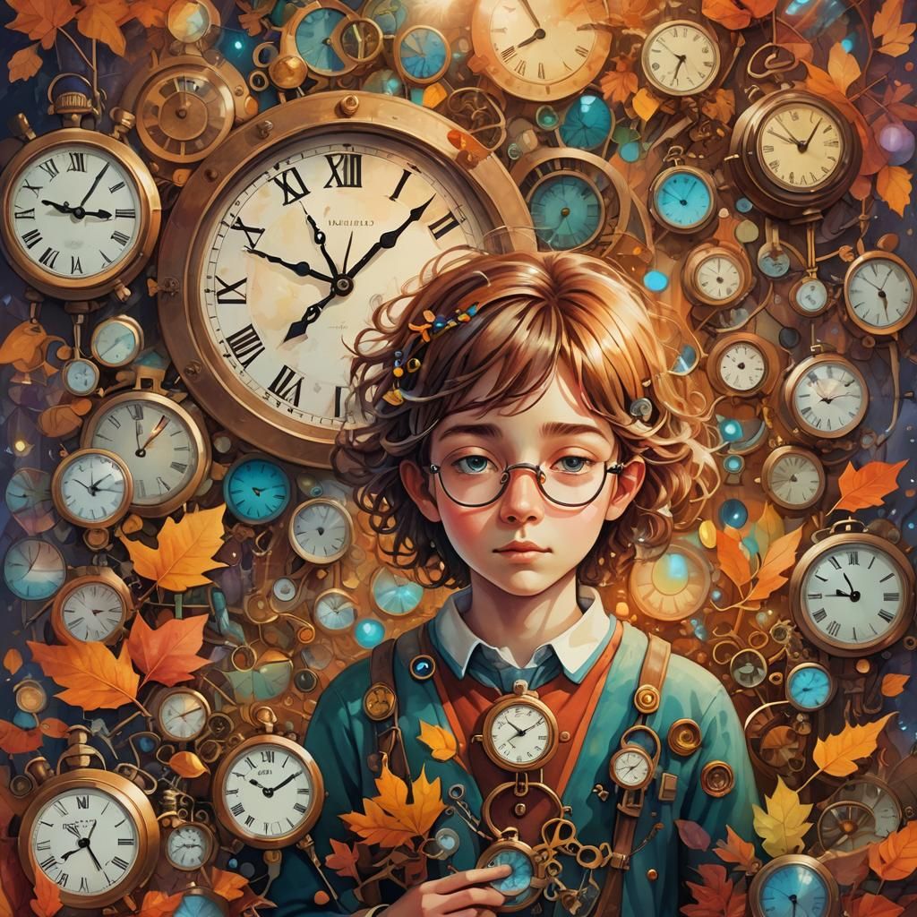 Dreamlike Surrealist Illustration in Mixed Media Style