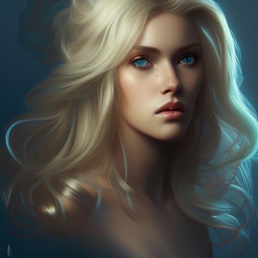 Sapphire Makeup Portrait with Birthday Cake