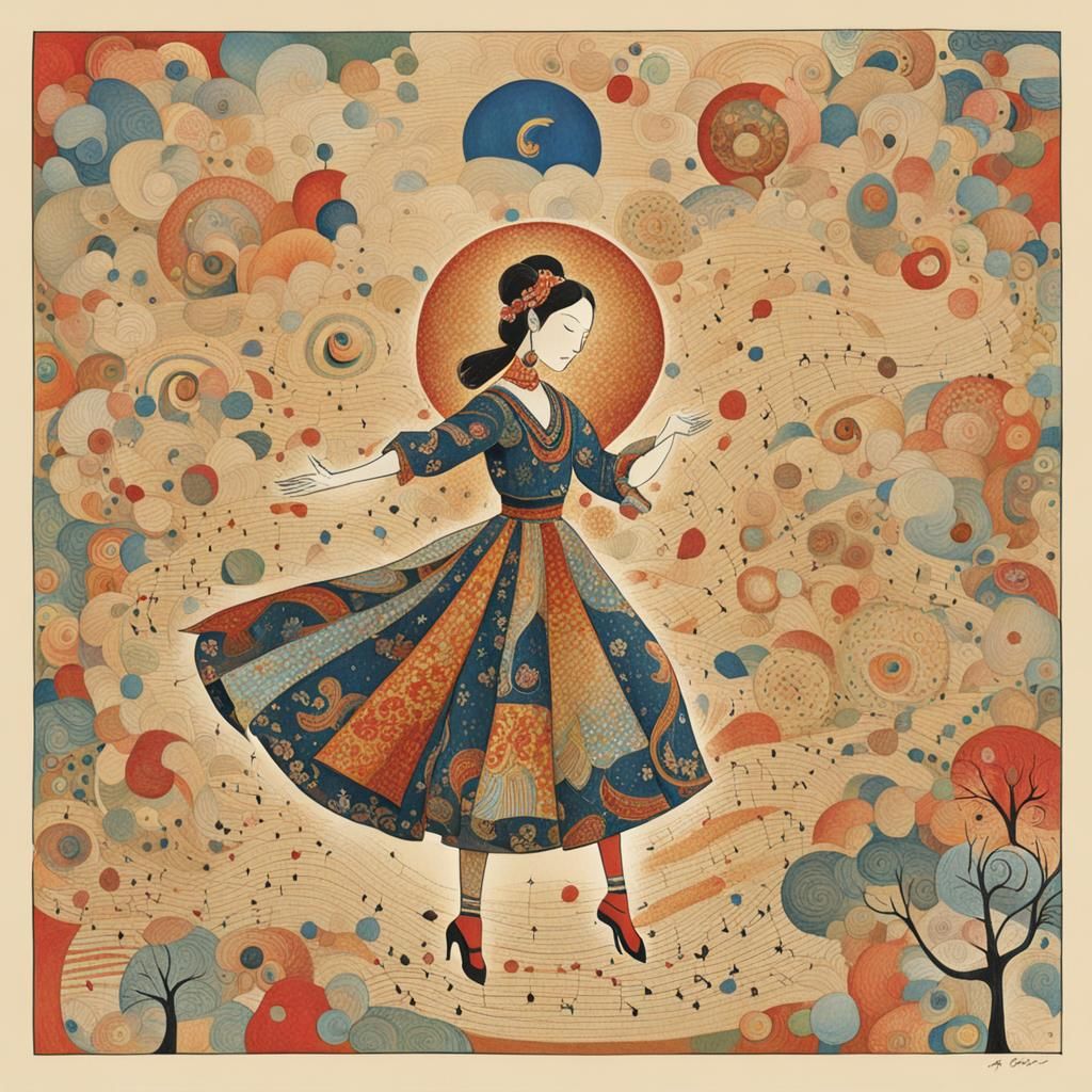 Evocative Image of Song and Dance