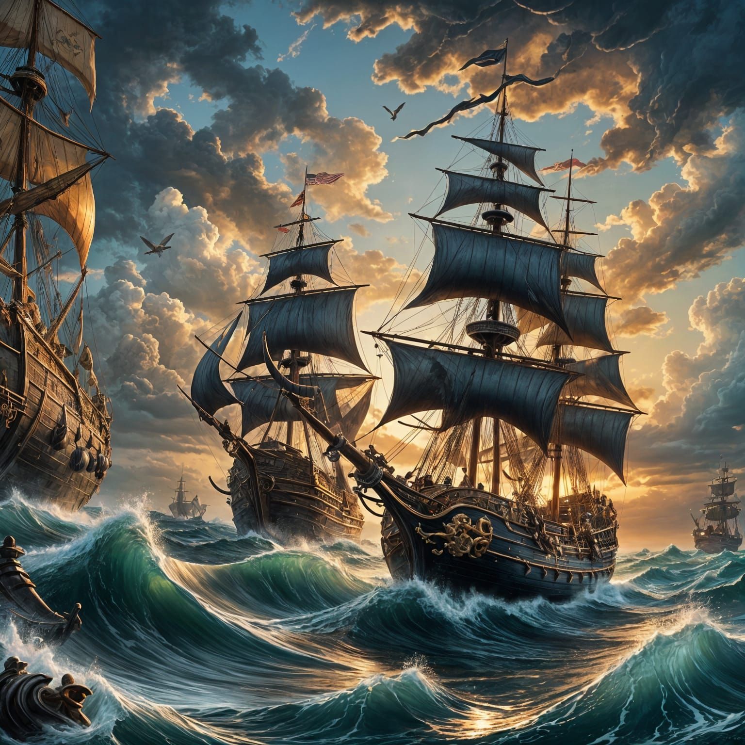 The Black Pearl Sails the Seven Seas