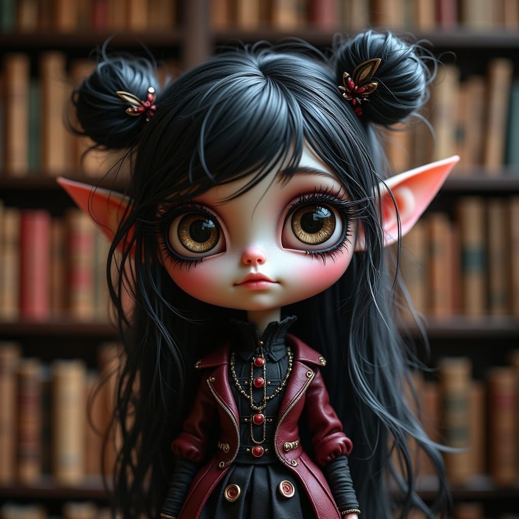 Darkling Doll in Tim Burton Style