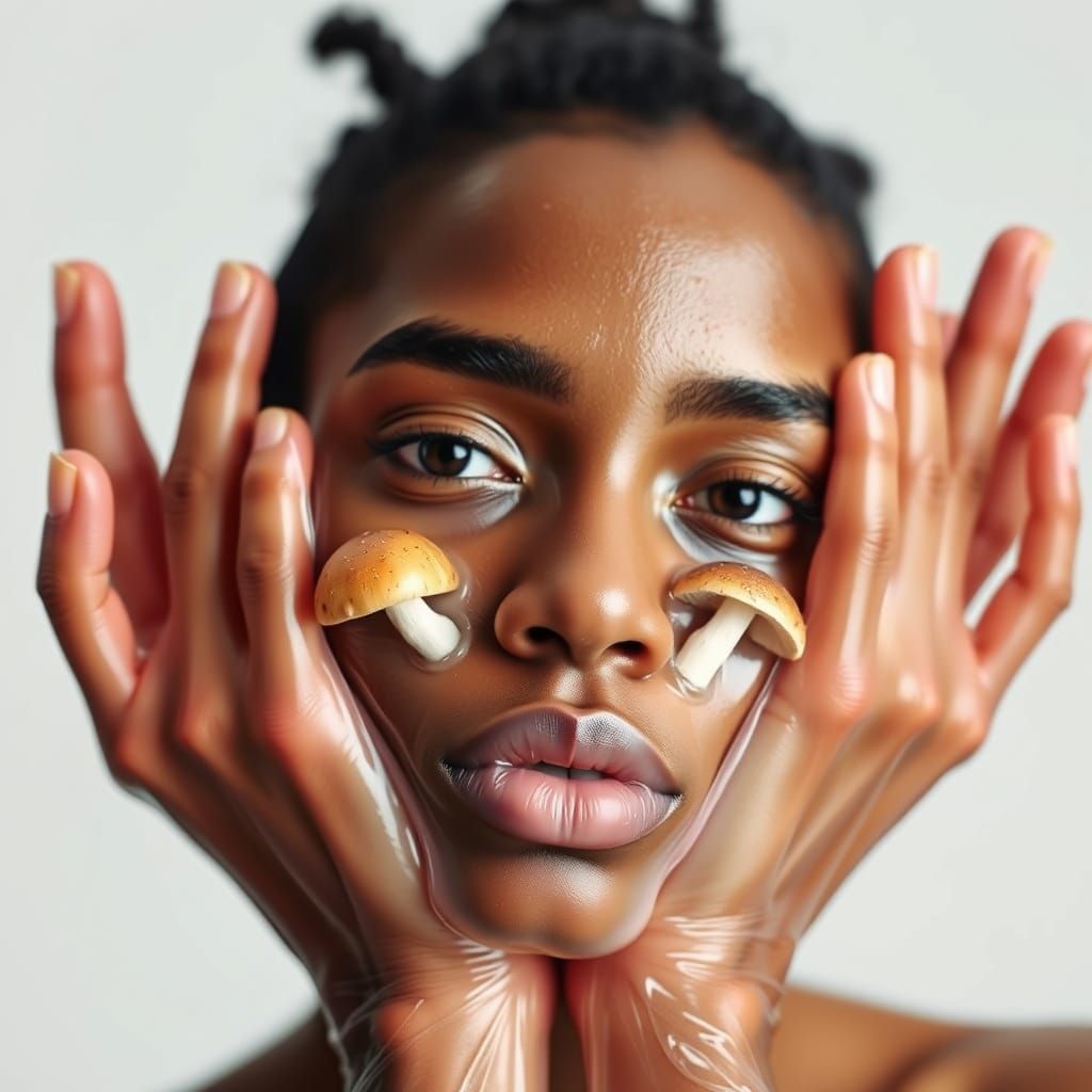 A Jamaican Woman Transformed by Enchanted Mycelium