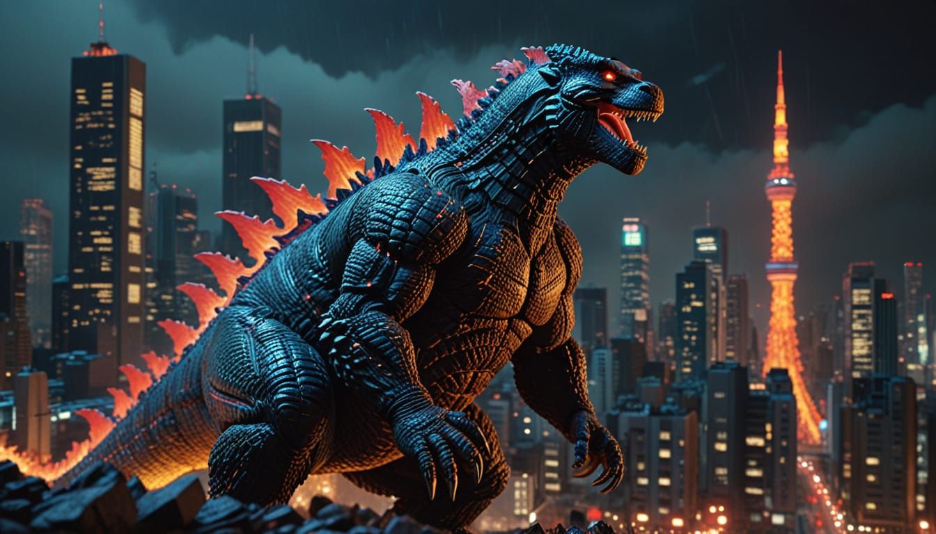 Claymation Godzilla Rampages Through Tokyo in Stop Motion