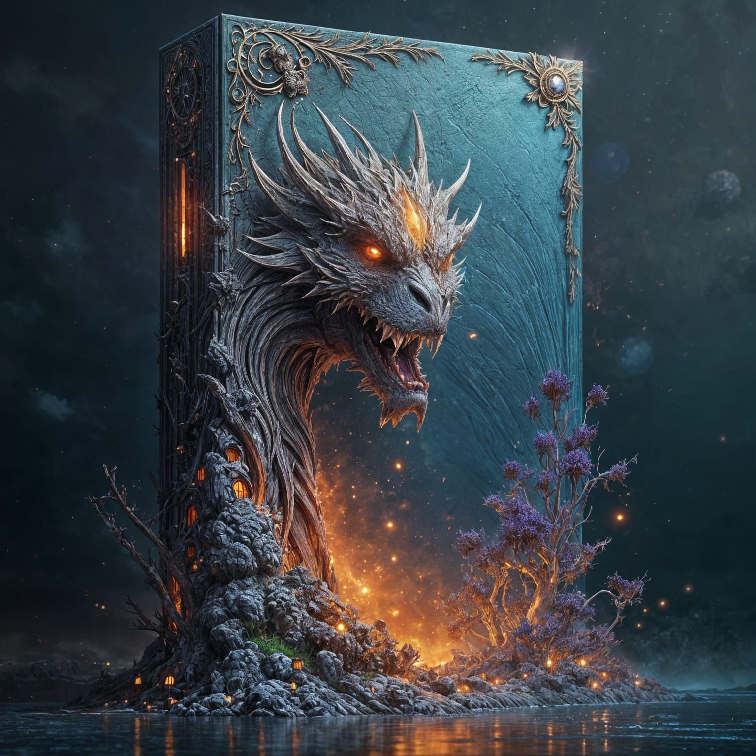 Fantastical Book Cover Art in Unreal Engine 5