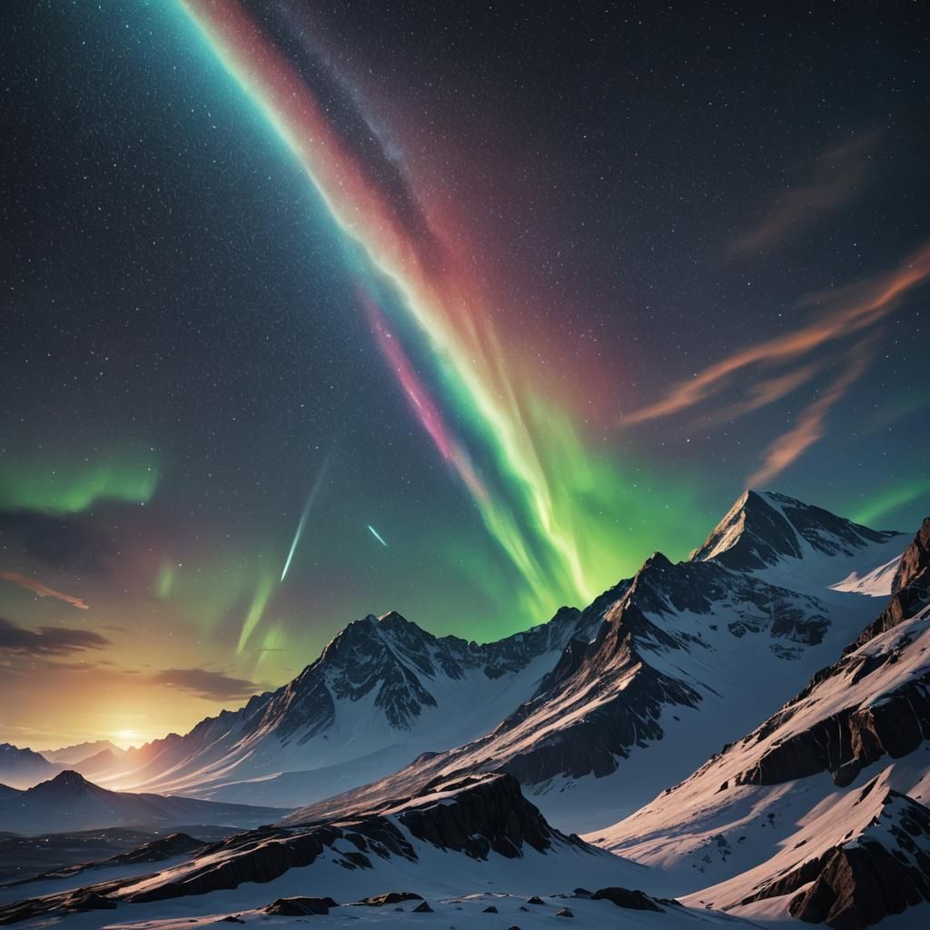 Halley's Comet Lights Earth Sky in 2062