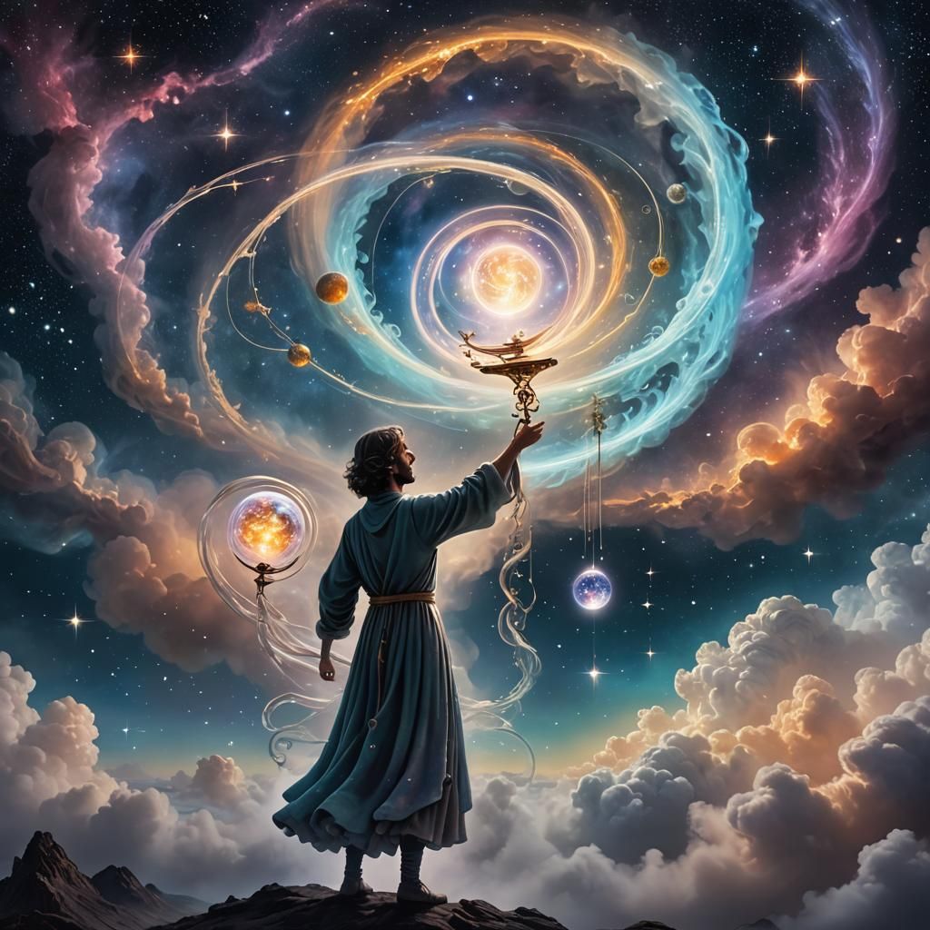 Surreal Balance of Matter and Antimatter