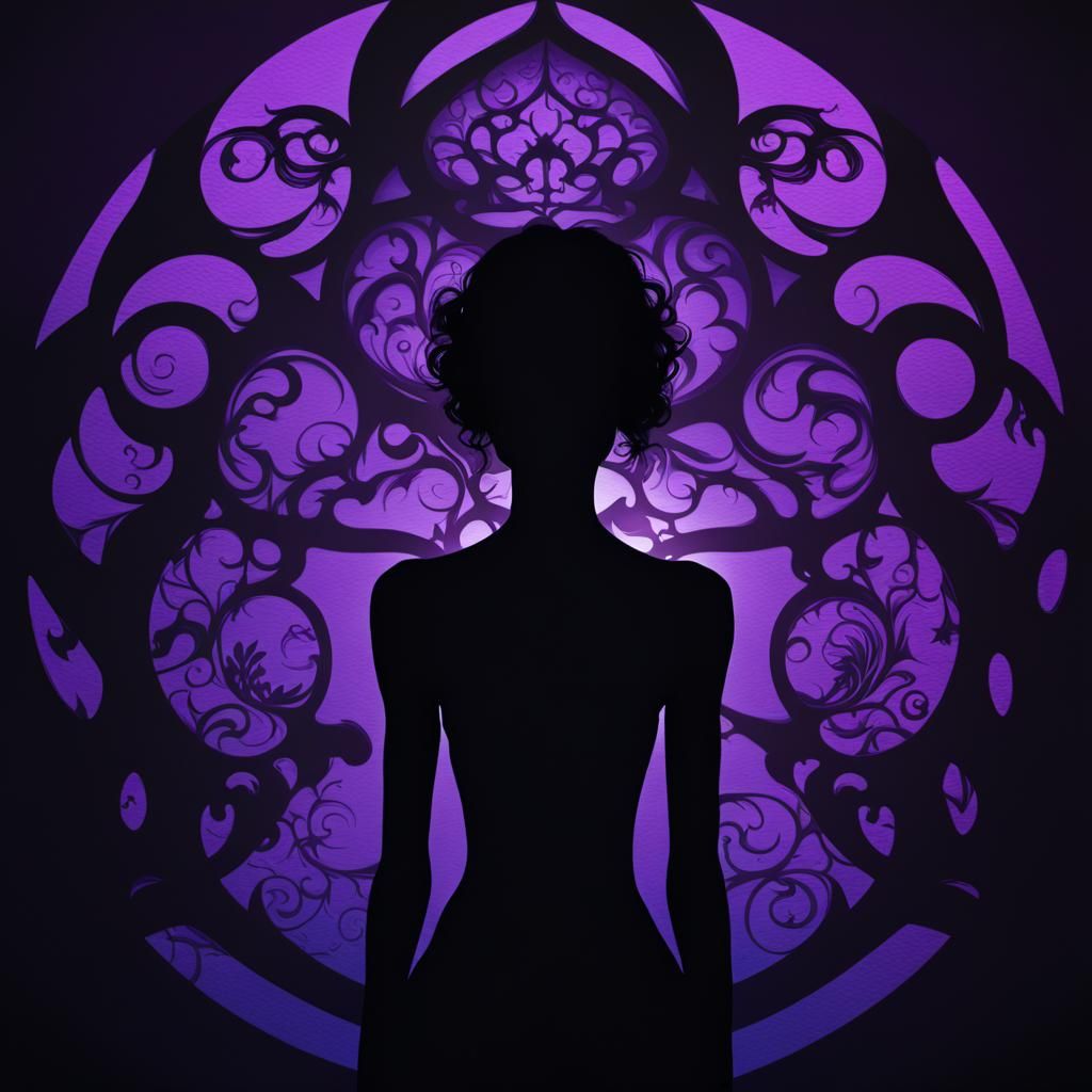 Dark Silhouette: Hyperdetailed Dark Fantasy Concept Art