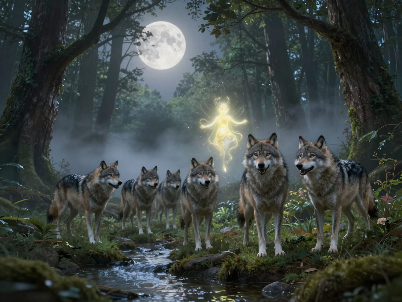 We hear the call and gather in the forest