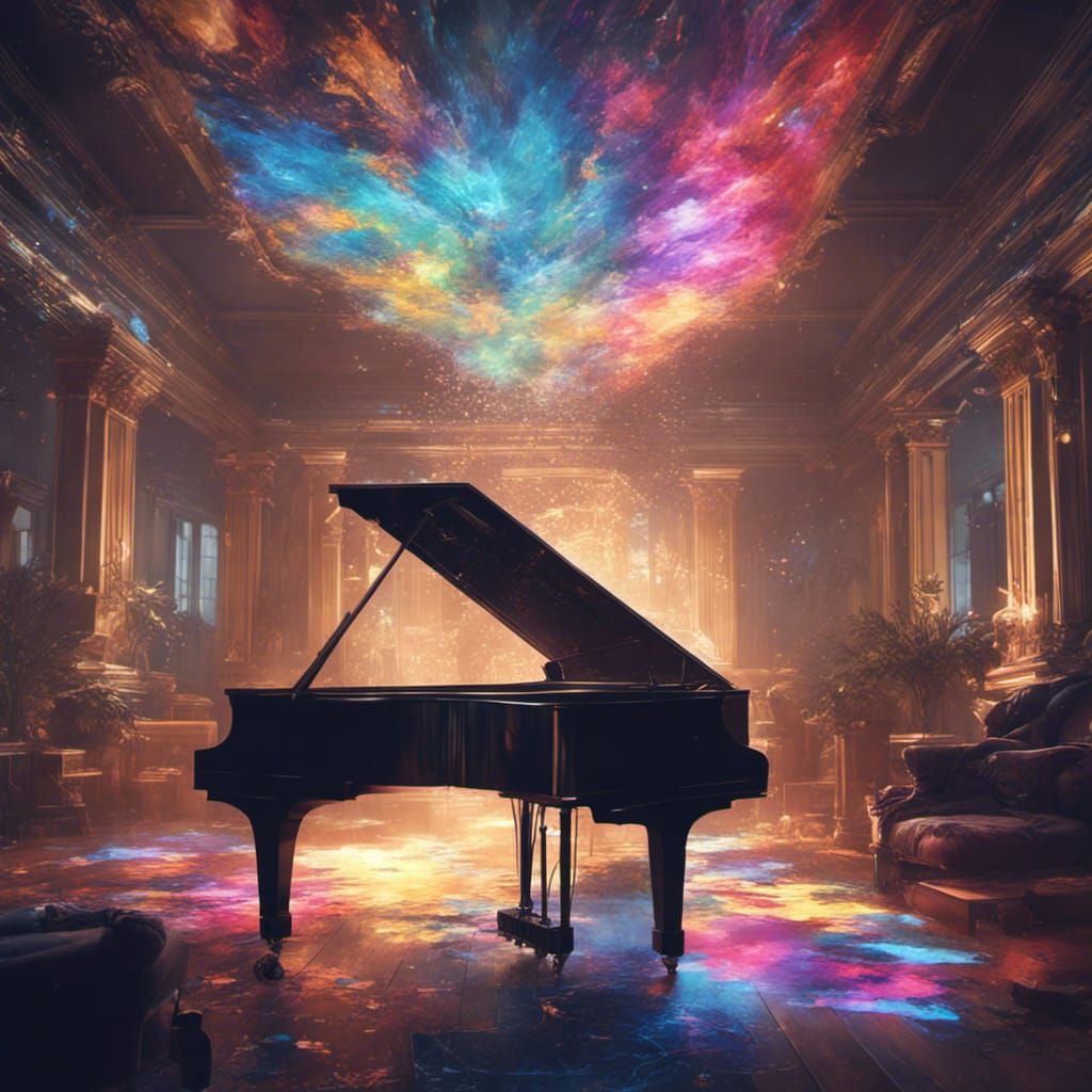Pianist Experiencing Synesthesia in Dynamic Lighting