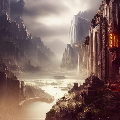 Epic Cinematic Digital Matte Painting