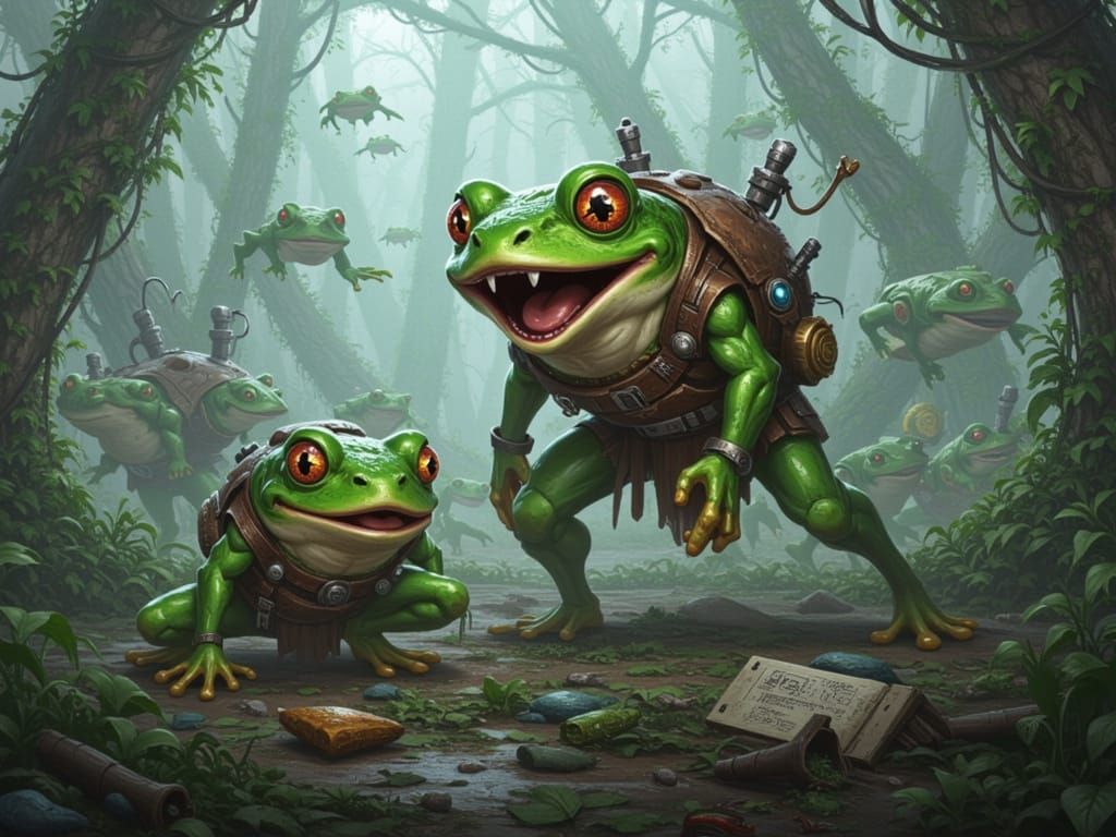 The Adventurous Pepe the Frog