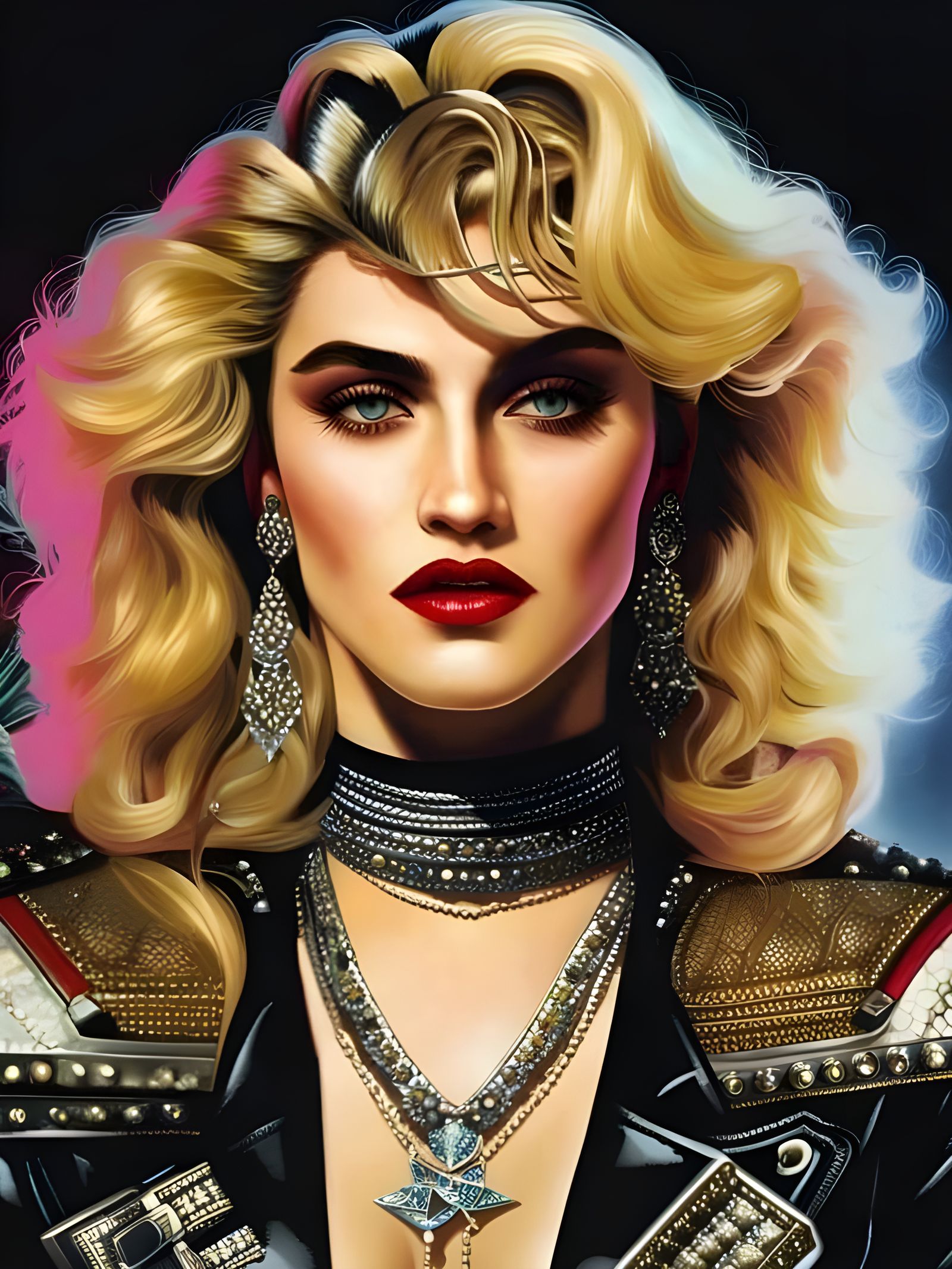 "1980's Madonna, Pop Icon & Fashion Queen"..