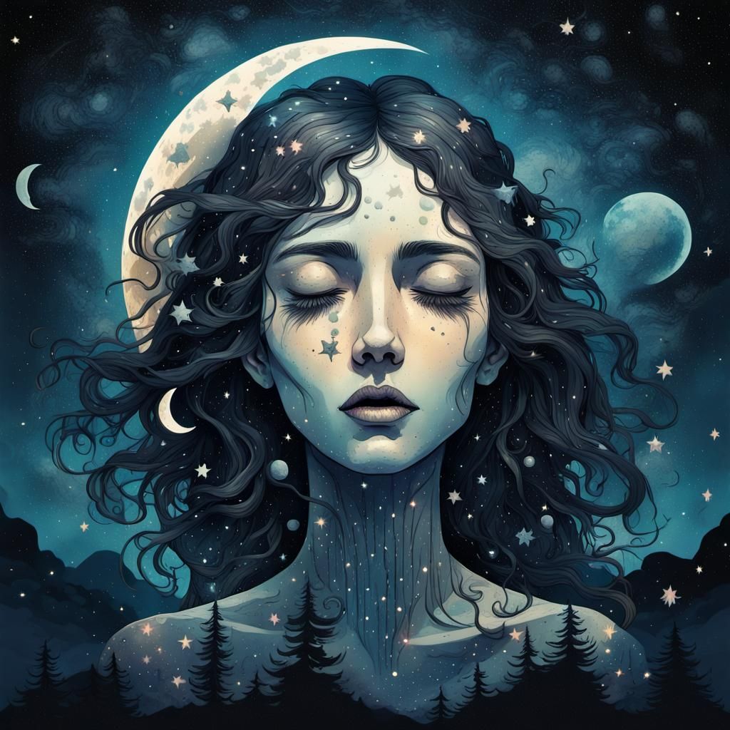 Cosmic Tears: A Macabre Gothic Masterpiece