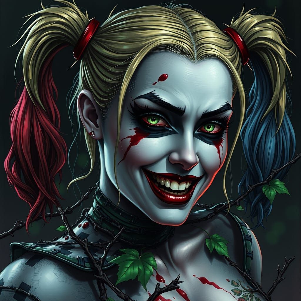 Harley Quinn Cursed by Poison Ivy