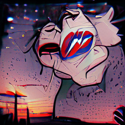 Abstract AI Image Exploring Value and Conflict