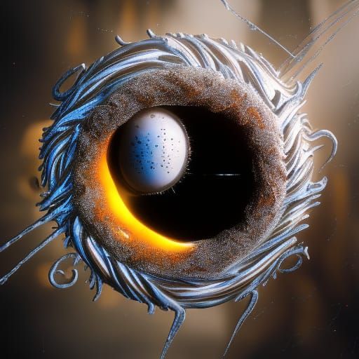 the moon in her eye