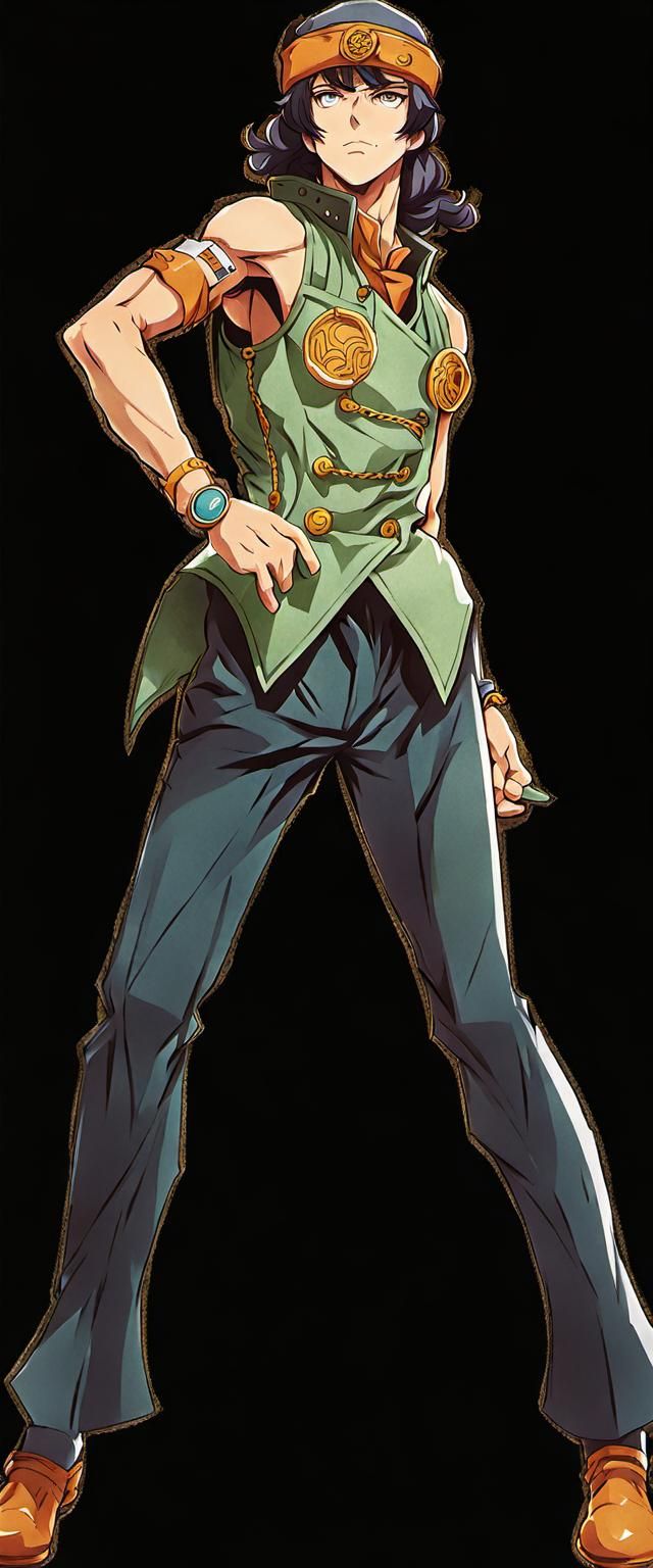 Zoey Stark as Anime Hermes in JoJo's Bizarre Adventure Style