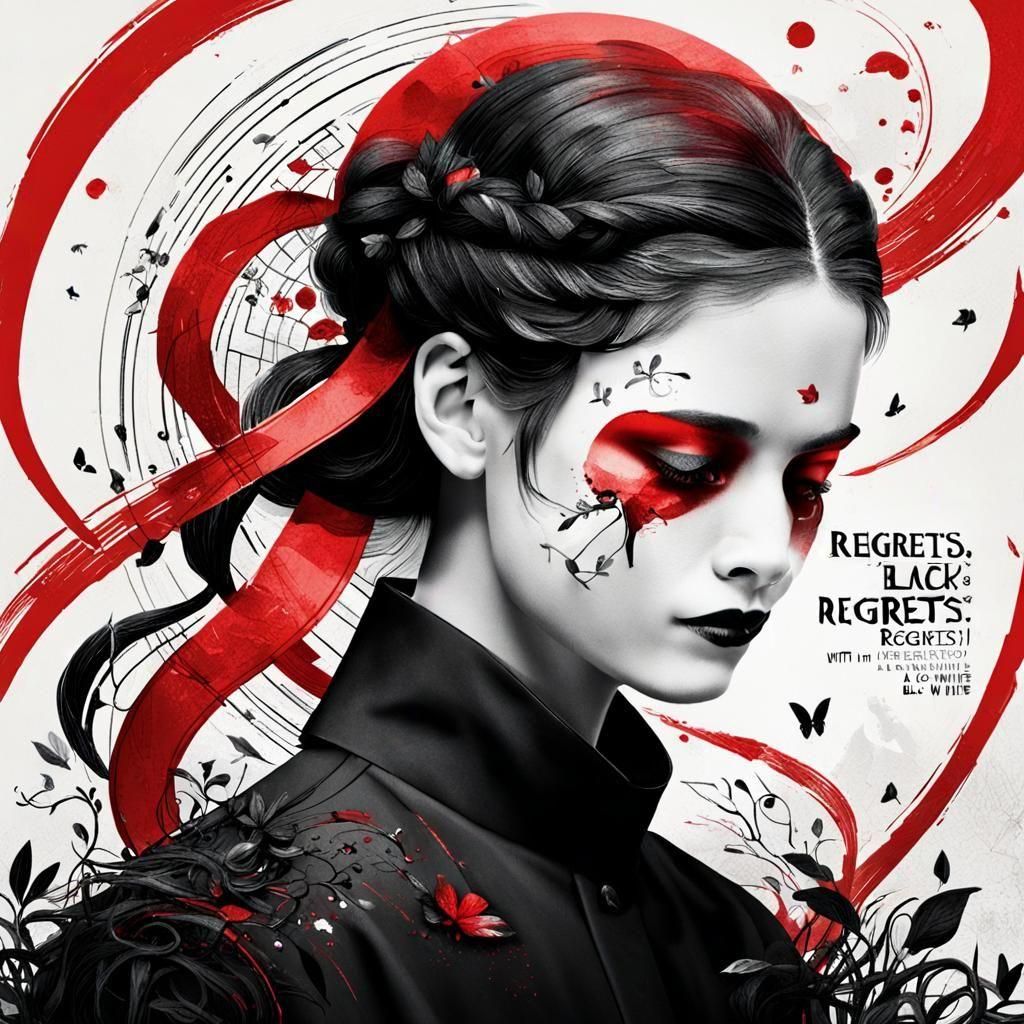 Fantasy Art Album Cover: "REGRETS"