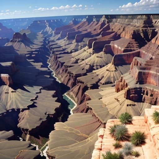 AI Generated Image of the Grand Canyon
