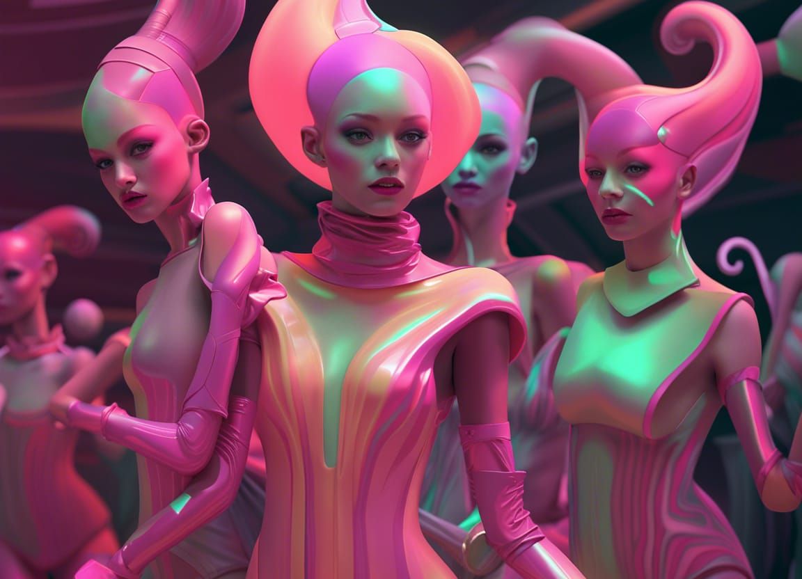 Futuristic Galactic Fashion Show After-Party