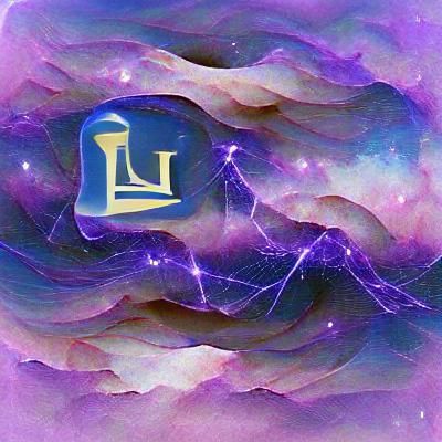 Libra Zodiac Sign Celestial Illustration