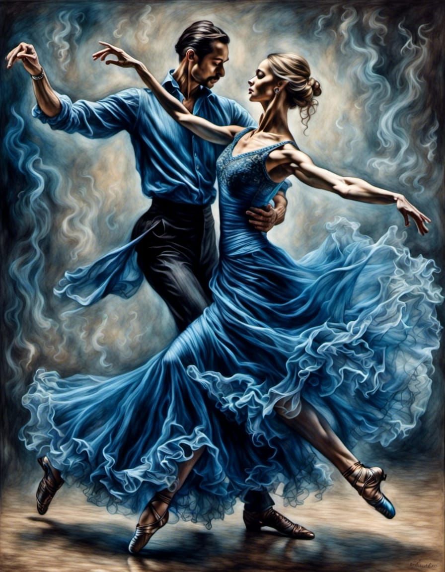 Dancers in Blue 05